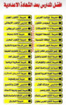 تنسيق مدارس ما بعد الإعدادية 2025