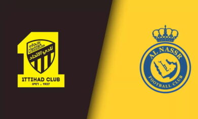 الاتحاد والنصر في دوري الروشن السعودي